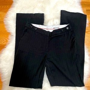 Black stripe pants